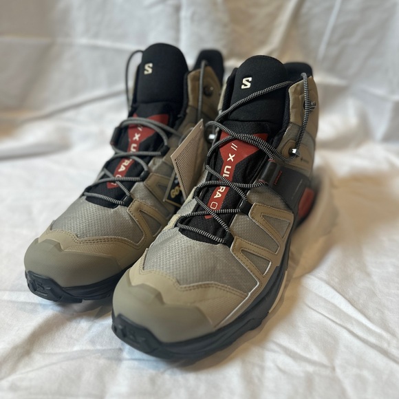 Salomon ADV Gore-Tex Hiking Boots - Tan and Black - Picture 3 of 8